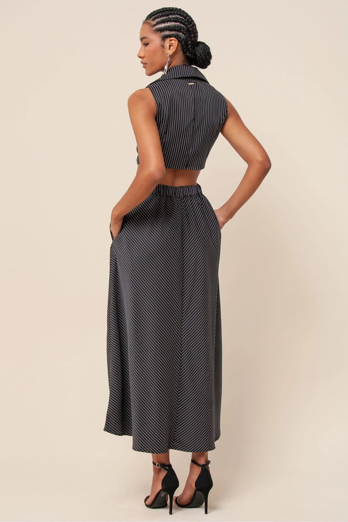 VESTIDO RISCA DE GIZ