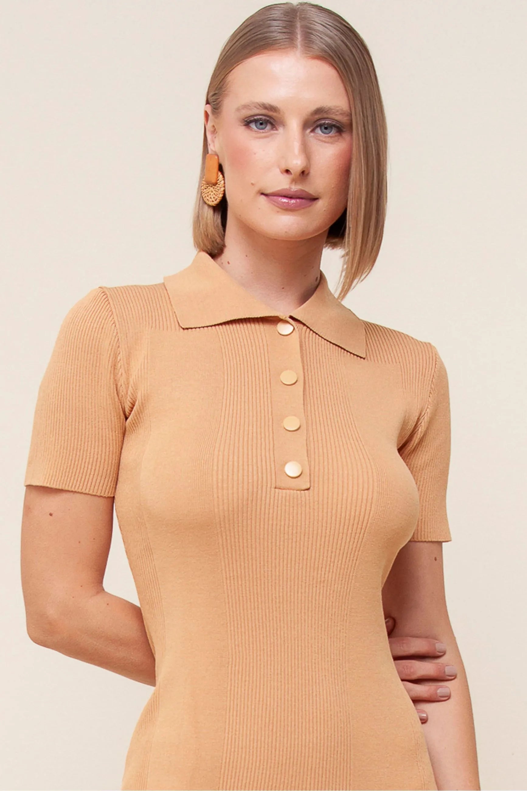 Vestido Canelado