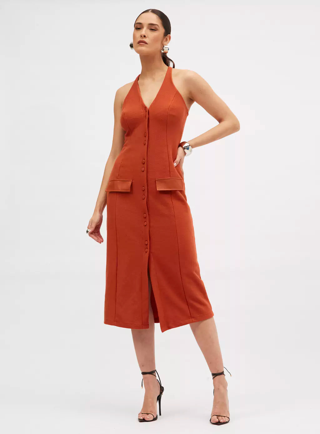 Vestido Sommer Laranja Glay