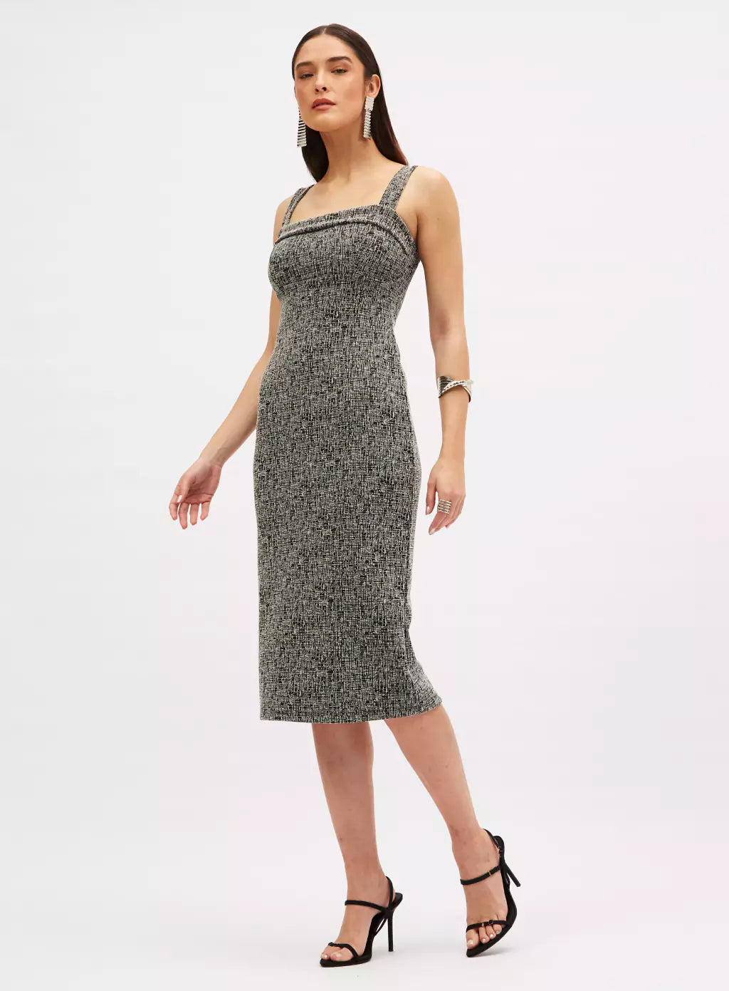 Vestido Sommer Preto/Off