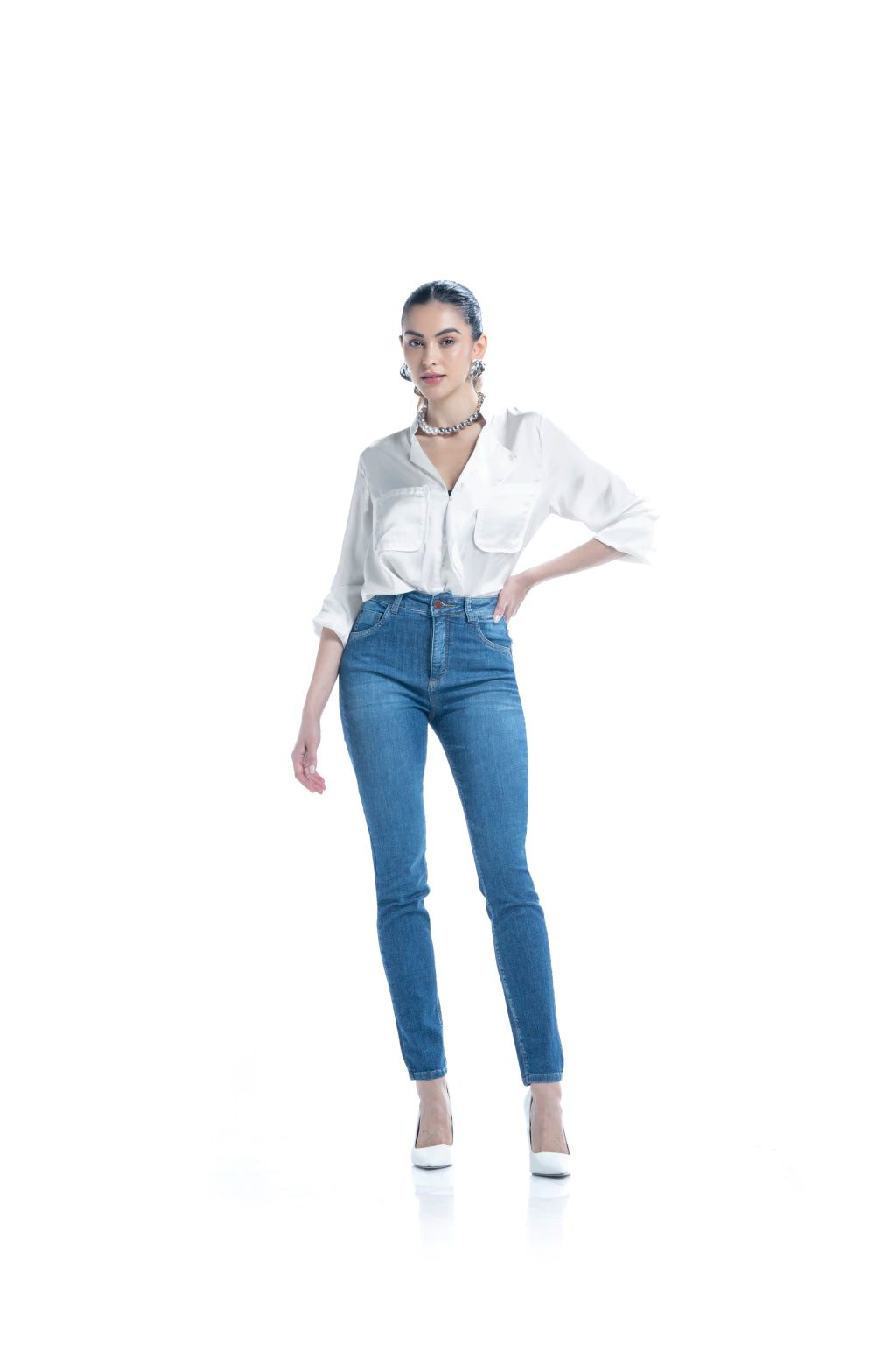 Calça Jeans Cigarrete State One