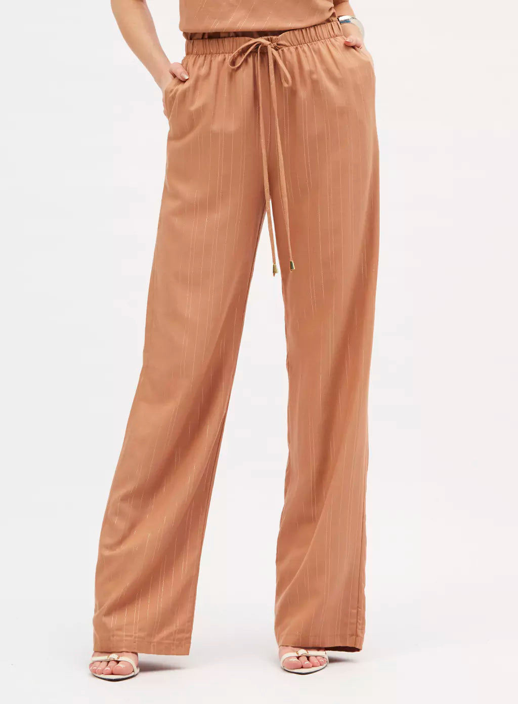 Calça Sommer Bege/Dourada