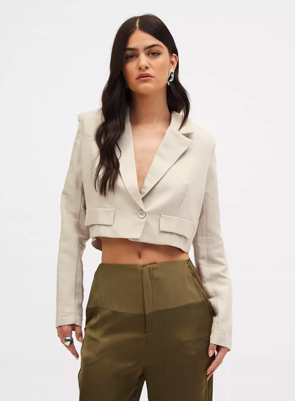 Blazer Linho Sommer Bege Esquilo