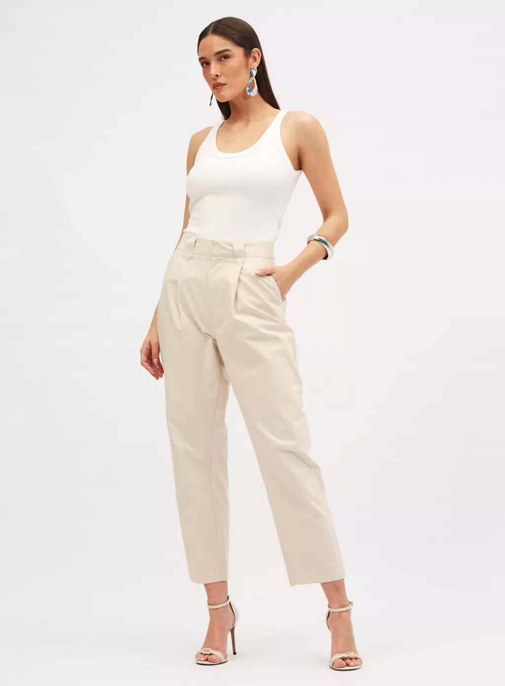 Calça Sommer Bege Italian